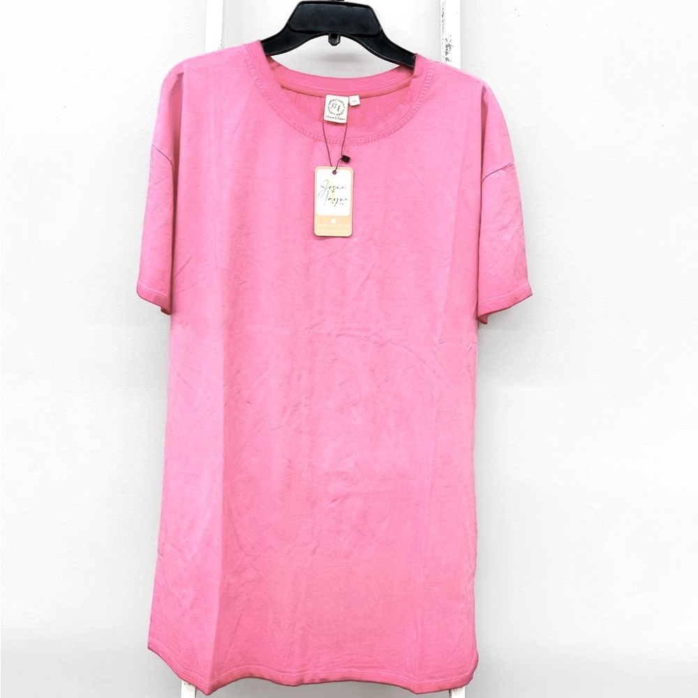 Pink T Shirt Dress